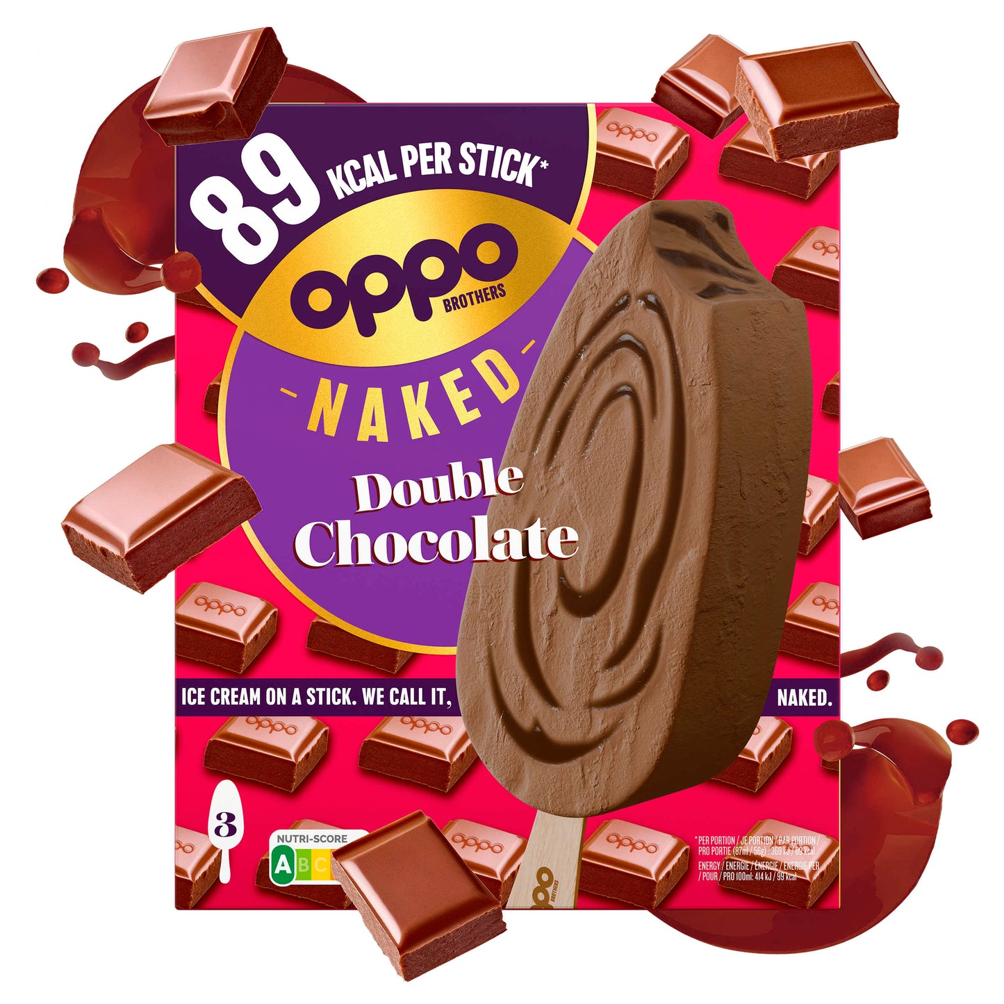 OPPO BROTHERS - DUBBELE CHOCOLADE 3X87ML