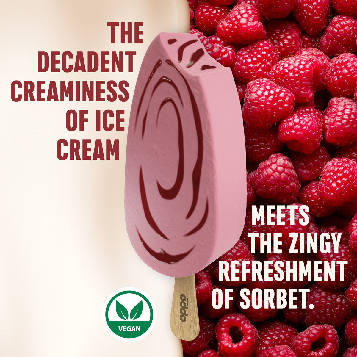 OPPO BROTHERS AĠĠORNATA - RASPBERRY COULIS SWIRL 3X95ML