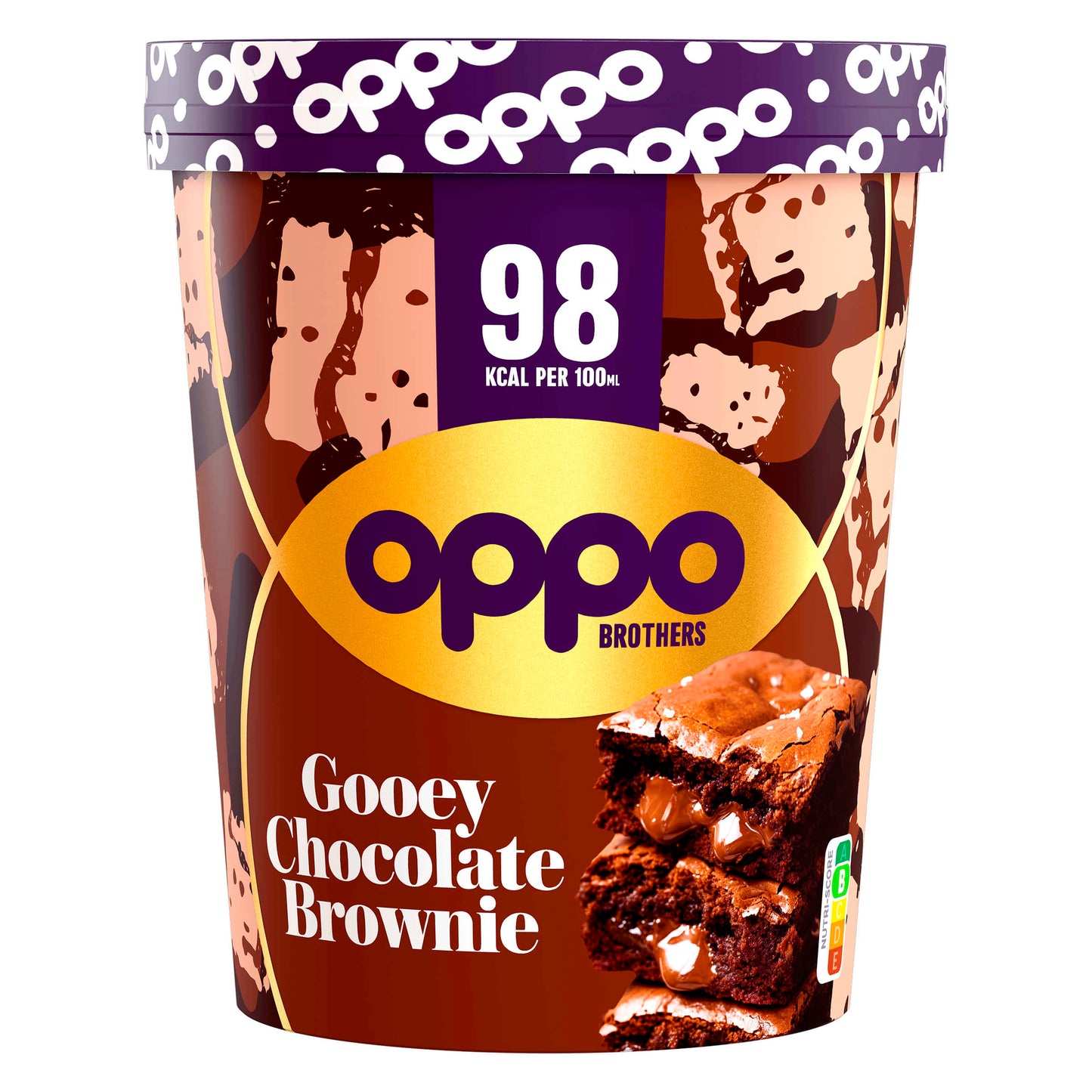 OPPO BROTHERS GOOEY CHOCOLATE BROWNIE EISBECHER 475 ML