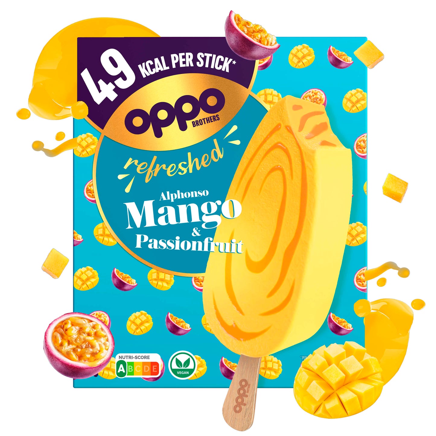 OPPO BROTHERS منعش - ALPHONSO MANGO & PASSIONFRUIT 3X95 مل