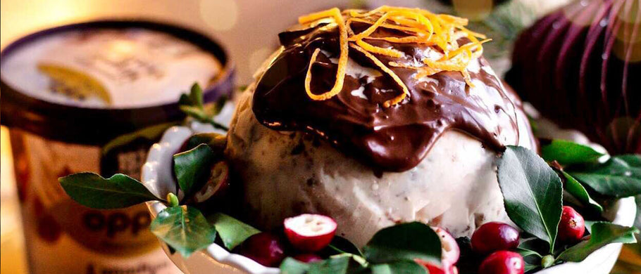 Rezept: Weihnachtspudding Fool mit Oppo Brothers Eiscreme