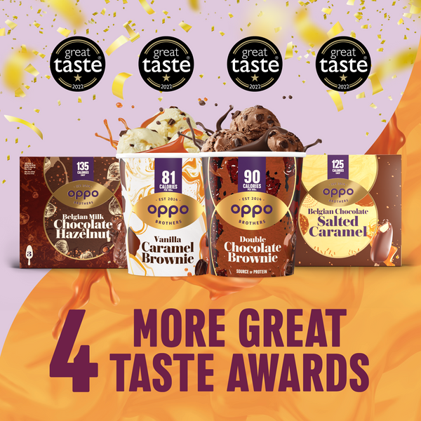 Oppo Brothers Ice Cream wint dit jaar nog eens 4 Great Taste Awards!