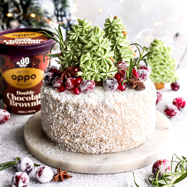 Recipe: Winter Forest Ice Cream Cake With Oppo Brothers Ice Cream