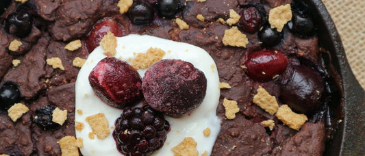 Black Forest Brownie Shown From Above