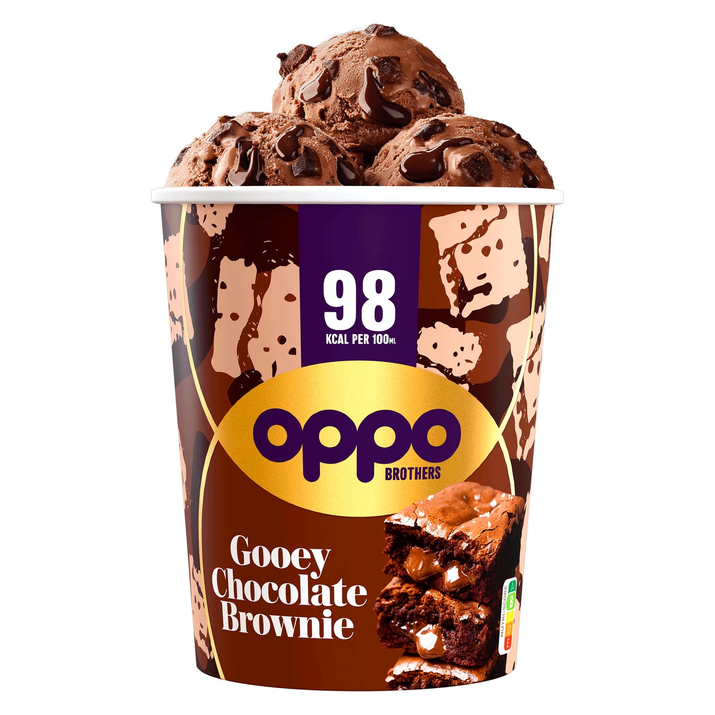 OPPO BROTHERS GOOEY CHOCOLATE BROWNIE EISBECHER 475 ML