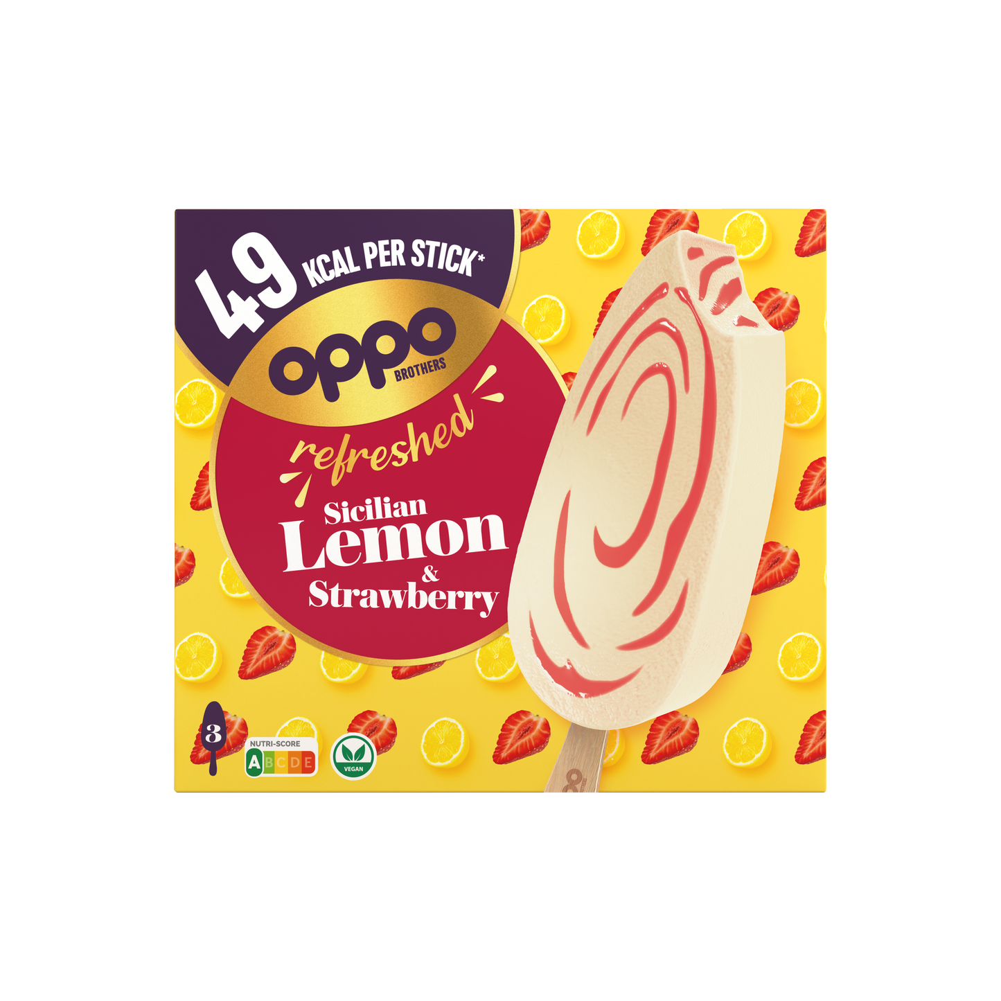 OPPO BROTHERS REFRESHED - SICILIAN LEMON & STRAWBERRY 3X90ML