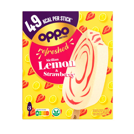 OPPO BROTHERS REFRESHED - SICILIAN LEMON & STRAWBERRY 3X90 ML