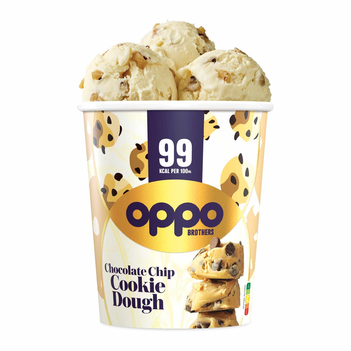 OPPO BROTHERS CHOCOLATE CHIP COOKIE DOUGH EISBECHER 475 ML