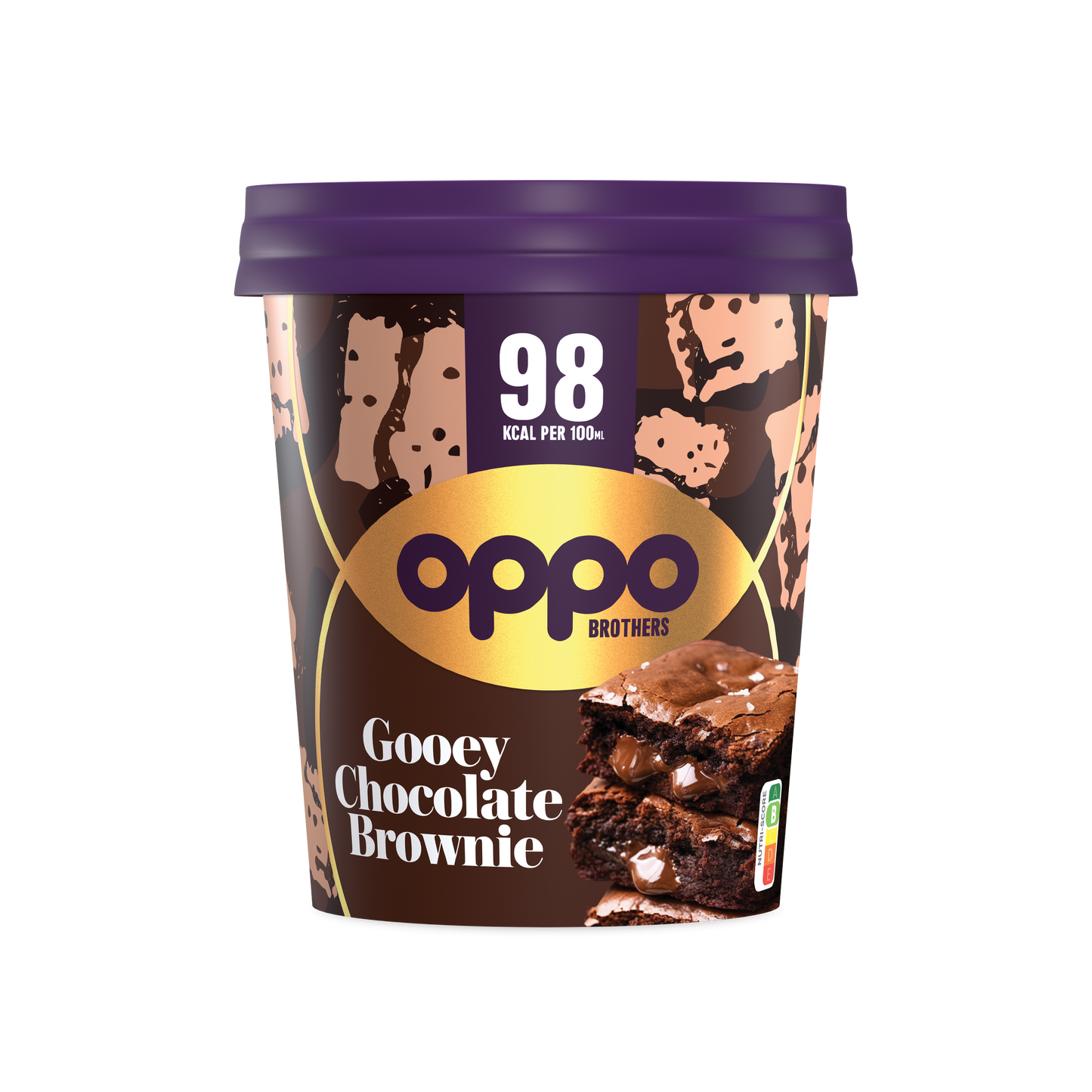 OPPO BROTHERS GOOEY CHOCOLATE BROWNIE EISBECHER 475 ML