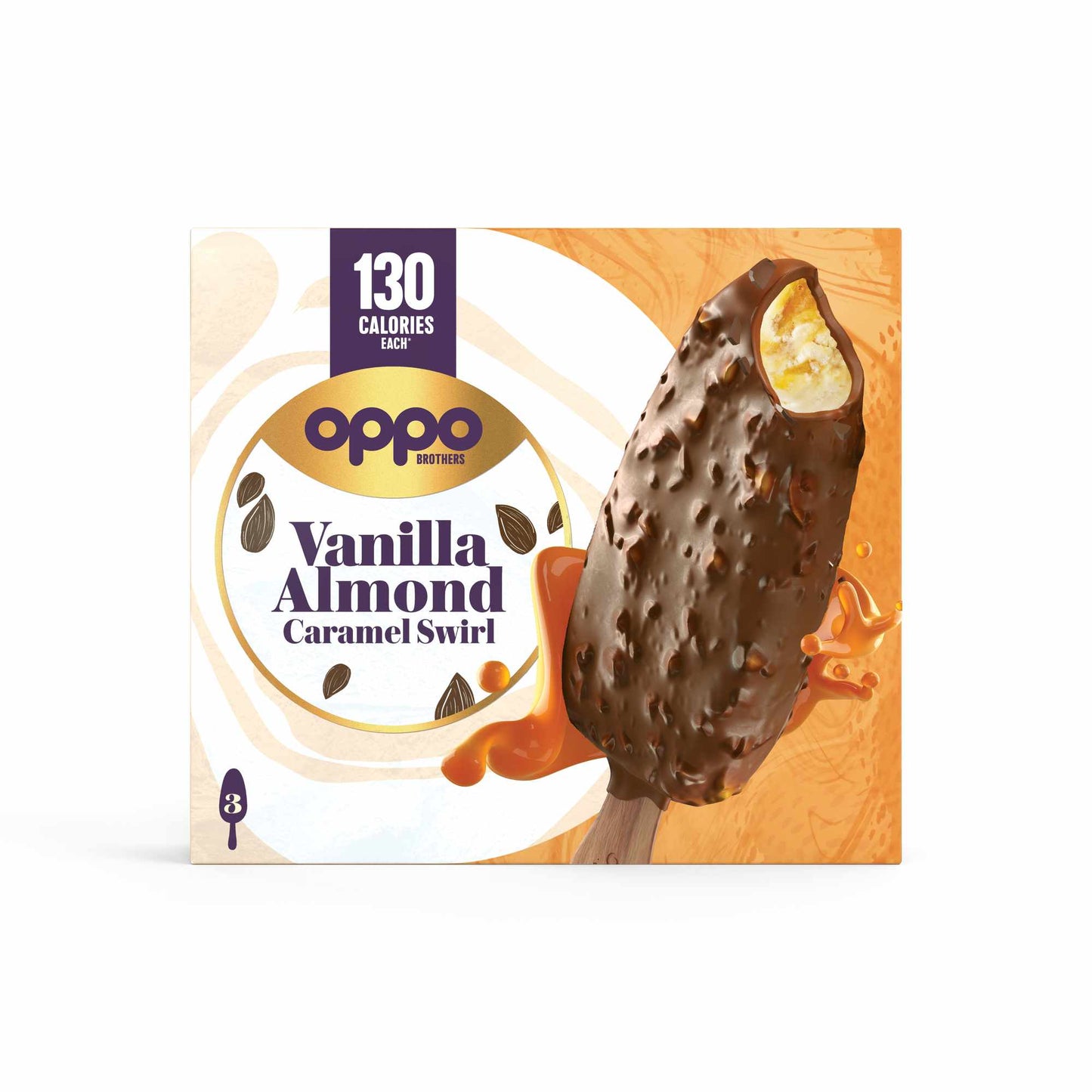 OPPO BROTHERS VANILLA ALMOND CARAMEL SWIRL 3X80 ML MULTIPACK