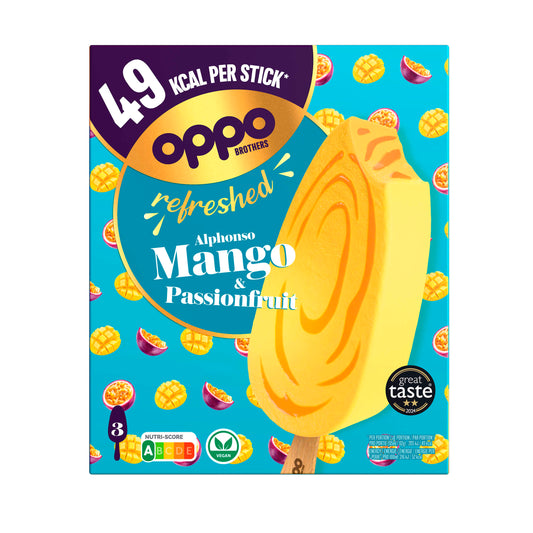 OPPO BROTHERS REFRESHED - ALPHONSO MANGO & PASSIONFRUIT 3X95 ML