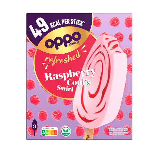 OPPO BROTHERS REFRESHED - RASPBERRY COULIS SWIRL 3X95 ML